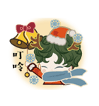 クリスマスのかわいい少年（個別スタンプ：8）