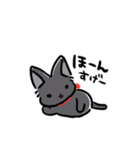 人間味溢れる黒猫すたんぷ（個別スタンプ：2）