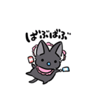 人間味溢れる黒猫すたんぷ（個別スタンプ：4）