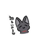 人間味溢れる黒猫すたんぷ（個別スタンプ：14）
