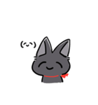 人間味溢れる黒猫すたんぷ（個別スタンプ：15）