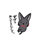 人間味溢れる黒猫すたんぷ（個別スタンプ：20）