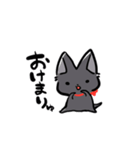 人間味溢れる黒猫すたんぷ（個別スタンプ：21）