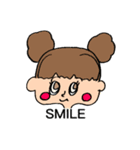 手書きゆるゆる女の子 Englishver.（個別スタンプ：9）