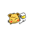 元気ねこ（個別スタンプ：3）