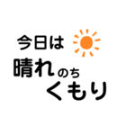 毎日使える天気スタンプ（個別スタンプ：2）