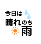 毎日使える天気スタンプ（個別スタンプ：5）