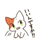 基本的に丁寧な猫さん（個別スタンプ：19）