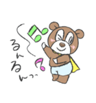 ヒーローくまさんの日常会話スタンプ（個別スタンプ：2）