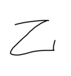 日常で使える文字スタンプ（個別スタンプ：3）