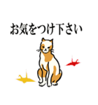 2020江戸の猫ちゃん冬の挨拶（個別スタンプ：2）