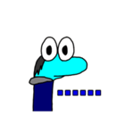 顔がうるさい生物（個別スタンプ：3）