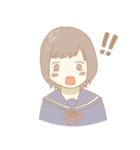 外巻きヘアの女の子たち（個別スタンプ：23）