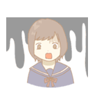 外巻きヘアの女の子たち（個別スタンプ：24）