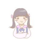 外巻きヘアの女の子たち（個別スタンプ：27）