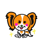 甘えん坊パピヨン犬リロ（個別スタンプ：7）