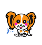 甘えん坊パピヨン犬リロ（個別スタンプ：10）