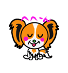 甘えん坊パピヨン犬リロ（個別スタンプ：12）