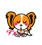 甘えん坊パピヨン犬リロ（個別スタンプ：14）