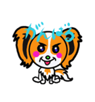 甘えん坊パピヨン犬リロ（個別スタンプ：20）