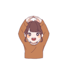 3色のおんなのこたち（個別スタンプ：4）