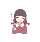 3色のおんなのこたち（個別スタンプ：6）