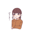 3色のおんなのこたち（個別スタンプ：13）