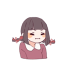 3色のおんなのこたち（個別スタンプ：21）