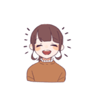 3色のおんなのこたち（個別スタンプ：25）