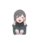 3色のおんなのこたち（個別スタンプ：26）