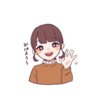 3色のおんなのこたち（個別スタンプ：28）