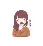 3色のおんなのこたち（個別スタンプ：31）