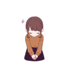 3色のおんなのこたち（個別スタンプ：39）