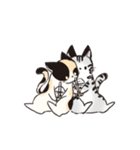 連番するねこここ（個別スタンプ：14）