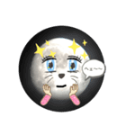 MoonちゃんとMoonくん シリーズ1（個別スタンプ：5）