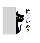 ツンデレくろねこ（個別スタンプ：11）