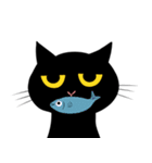 ツンデレくろねこ（個別スタンプ：22）