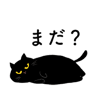 ツンデレくろねこ（個別スタンプ：31）