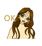秋色お洒落が好きな女の子（個別スタンプ：6）