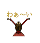 秋色お洒落が好きな女の子（個別スタンプ：7）