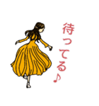 秋色お洒落が好きな女の子（個別スタンプ：19）