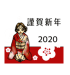 秋色お洒落が好きな女の子（個別スタンプ：37）