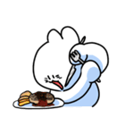 美味しいものがあるのが悪い（個別スタンプ：1）