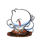 美味しいものがあるのが悪い（個別スタンプ：17）