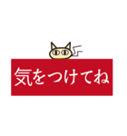 家族LINEで使いやすい猫又スタンプ（個別スタンプ：16）