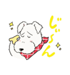ワイヤーフォックステリアのアニーとルーク（個別スタンプ：3）