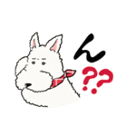ワイヤーフォックステリアのアニーとルーク（個別スタンプ：7）