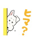 ワイヤーフォックステリアのアニーとルーク（個別スタンプ：21）