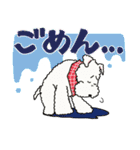 ワイヤーフォックステリアのアニーとルーク（個別スタンプ：35）