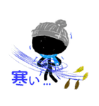 もじゃ と 冬（個別スタンプ：4）
